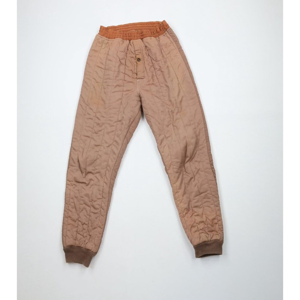 Vtg 50s 60s Refrigiwear Mens S Distressed Thermal Insulated Joggers Pants USA